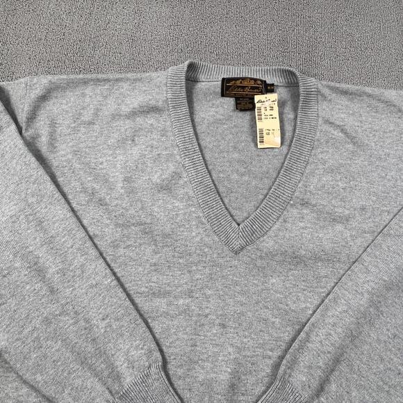 Vintage Eddie Bauer Sweater Adult Medium Gray Long Sleeve Casual Outdoor Men's - Picture 3 of 16